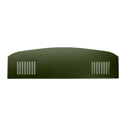 70 BARRACUDA HARDTOP PACKAGE TRAY WITH SPEAKER CUT-OUTS - GREEN