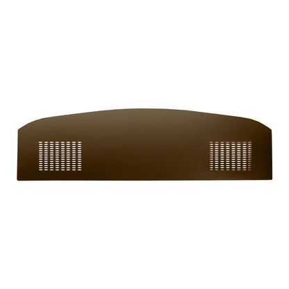 71 BARRACUDA HARDTOP PACKAGE TRAY WITH SPEAKER CUT-OUTS - BROWN