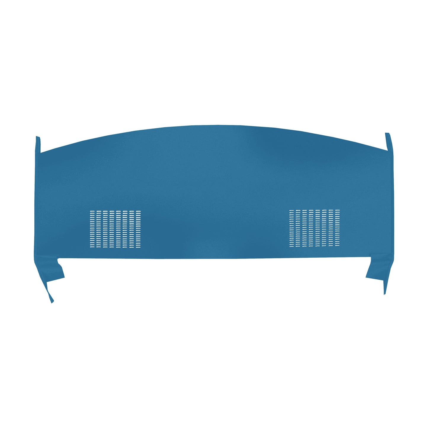 72 DUSTER/DEMON PACKAGE TRAY WITH SPEAKER CUT-OUTS - BRIGHT BLUE