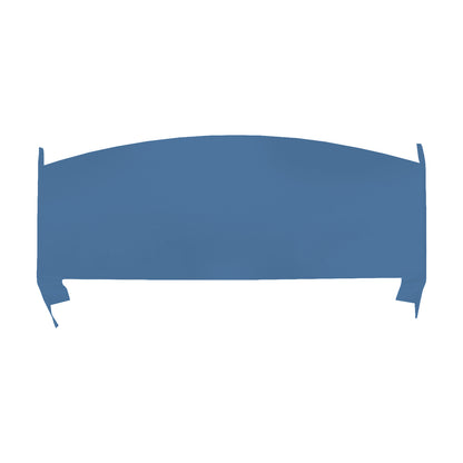 72 DUSTER/DEMON PACKAGE TRAY W/O SPEAKER CUT-OUTS - BRIGHT BLUE