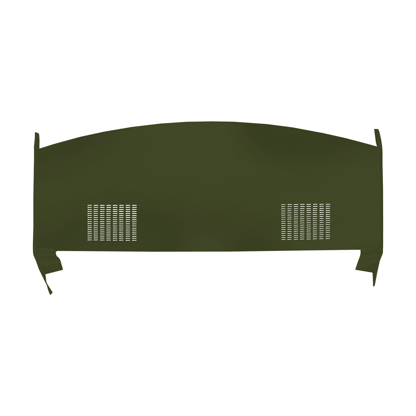 70 DUSTER PACKAGE TRAY WITH SPEAKER CUT-OUTS - GREEN
