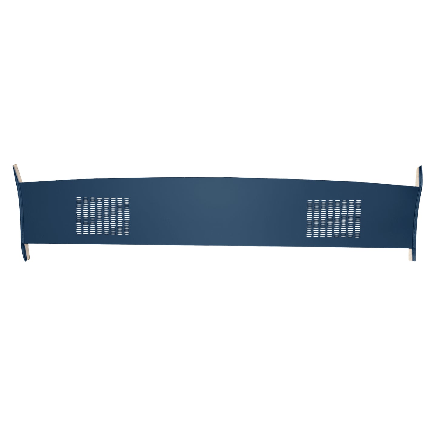 74 DODGE/PLYMOUTH B-BODY HARDTOP PACKAGE TRAY WITH SPEAKER CUT-OUTS - BLUE