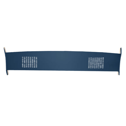 74 DODGE/PLYMOUTH B-BODY HARDTOP PACKAGE TRAY WITH SPEAKER CUT-OUTS - BLUE
