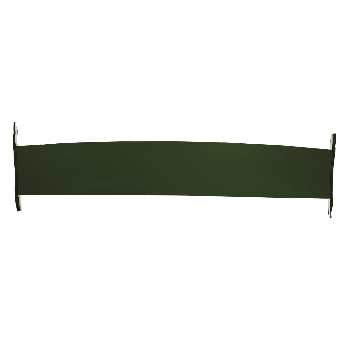 72-73 DODGE/PLYMOUTH B-BODY HARDTOP PACKAGE TRAY W/O SPEAKER CUT-OUTS - GREEN