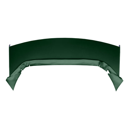 74 DUSTER/DART SPORT "FOLD-DOWN REAR SEAT" PACKAGE TRAY W/O CUT-OUTS - JADE GREEN