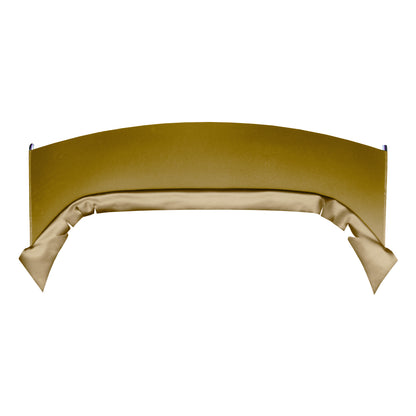 74 DUSTER/DART SPORT "FOLD-DOWN REAR SEAT" PACKAGE TRAY W/O CUT-OUTS - EMBER GOLD