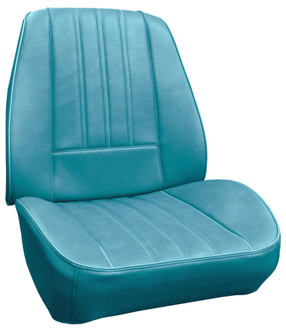 68 BARRACUDA "DELUXE" RALLYE BUCKET SEAT UPHOLSTERY KIT - BLUE