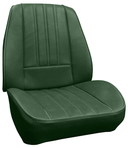68 BARRACUDA "DELUXE" RALLYE BUCKET SEAT UPHOLSTERY KIT - GREEN