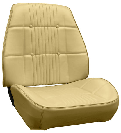 68 CORONET 500/RT RALLYE BUCKET SEAT UPHOLSTERY - GOLD