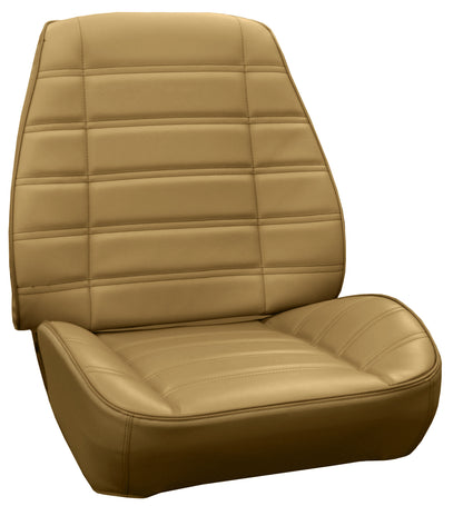 69 SPORT SATELLITE/ROADRUNNER/GTX RALLYE BUCKET SEAT UHOLSTERY KIT - SADDLE