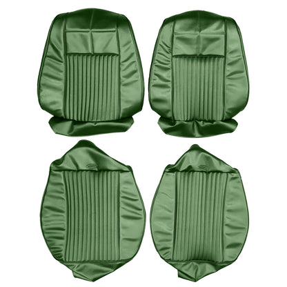 69 CORONET 500/RT/SUPERBEE RALLYE BUCKET SEAT UPHOLSTERY KIT - GREEN
