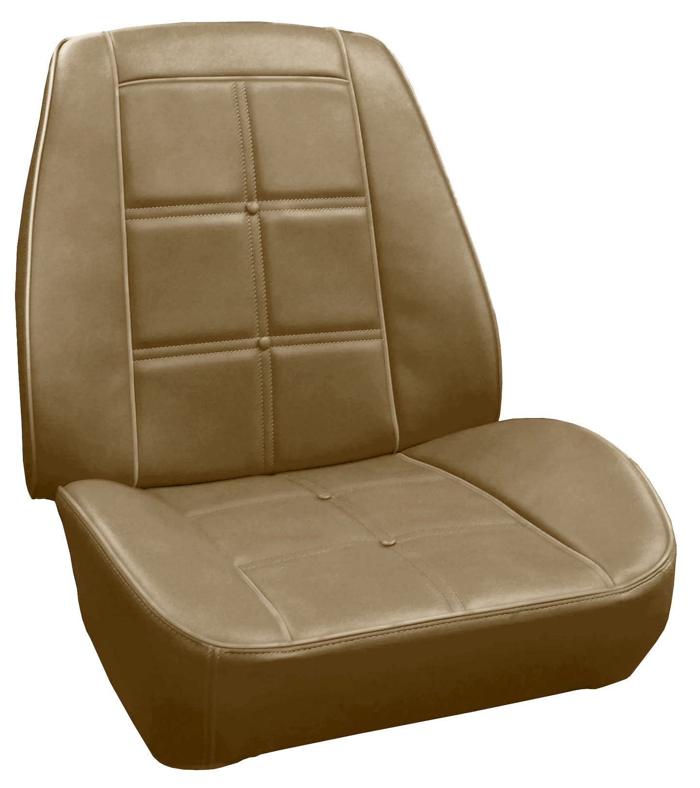 69 CHARGER SE RALLYE BUCKET SEAT LEATHER UPHOLSTERY KIT - SADDLE