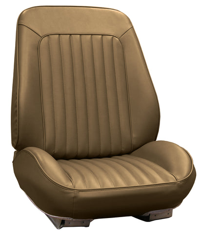 72 GTO/LEMANS RALLYE BUCKET SEAT UPHOLSTERY KIT - SADDLE