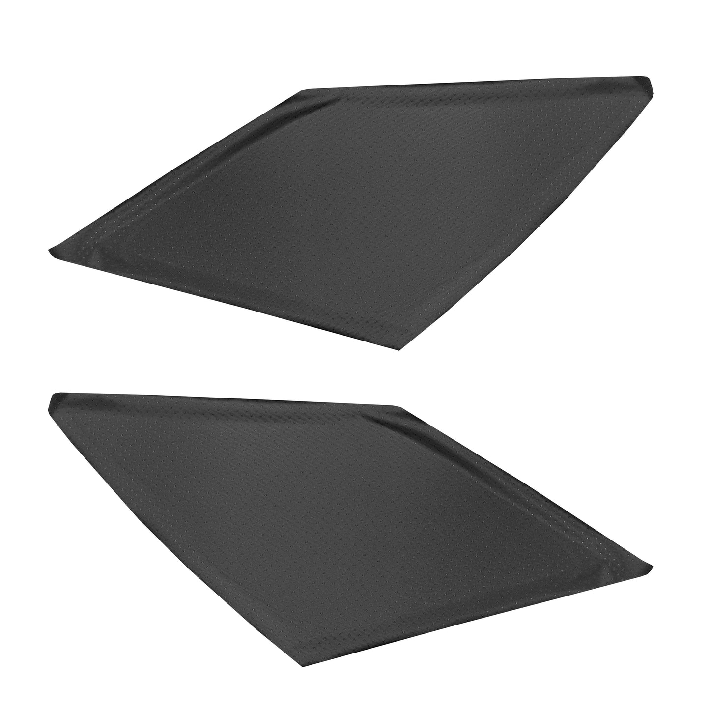 64 GTO/LEMANS SAIL PANEL BOARDS  (RECESSED STAR) - BLACK