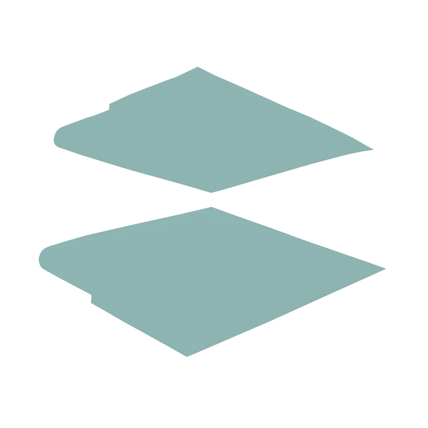 64-65 CHEVELLE 300 SAIL PANEL BOARDS (BASKETWEAVE) - AQUA