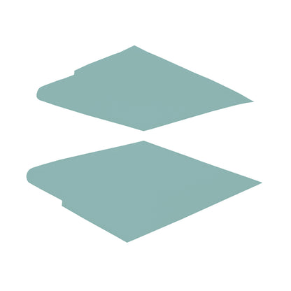 64-65 CHEVELLE 300 SAIL PANEL BOARDS (BASKETWEAVE) - AQUA