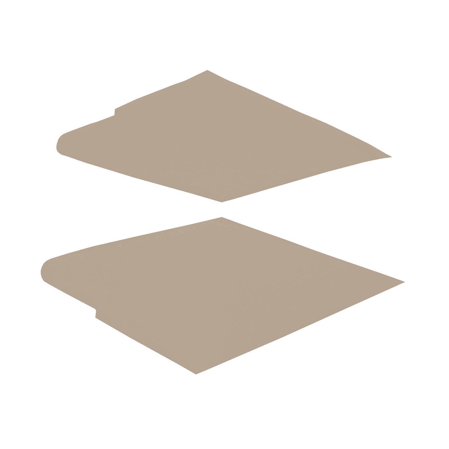 64-65 CHEVELLE 300 SAIL PANEL BOARDS (BASKETWEAVE) - FAWN