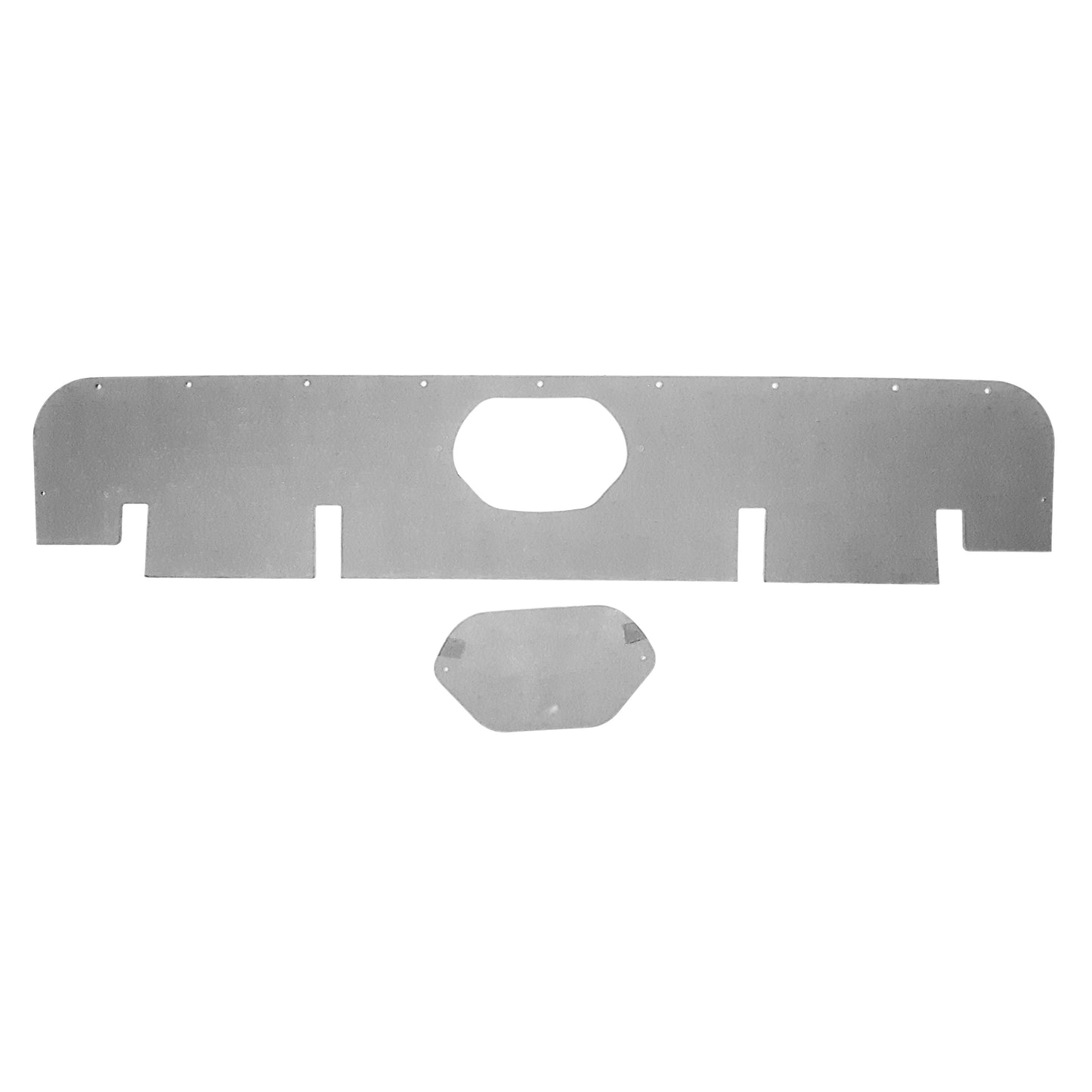 66 CHRYSLER 300 CONVERTIBLE REAR SEAT BACK PANEL - SILVER