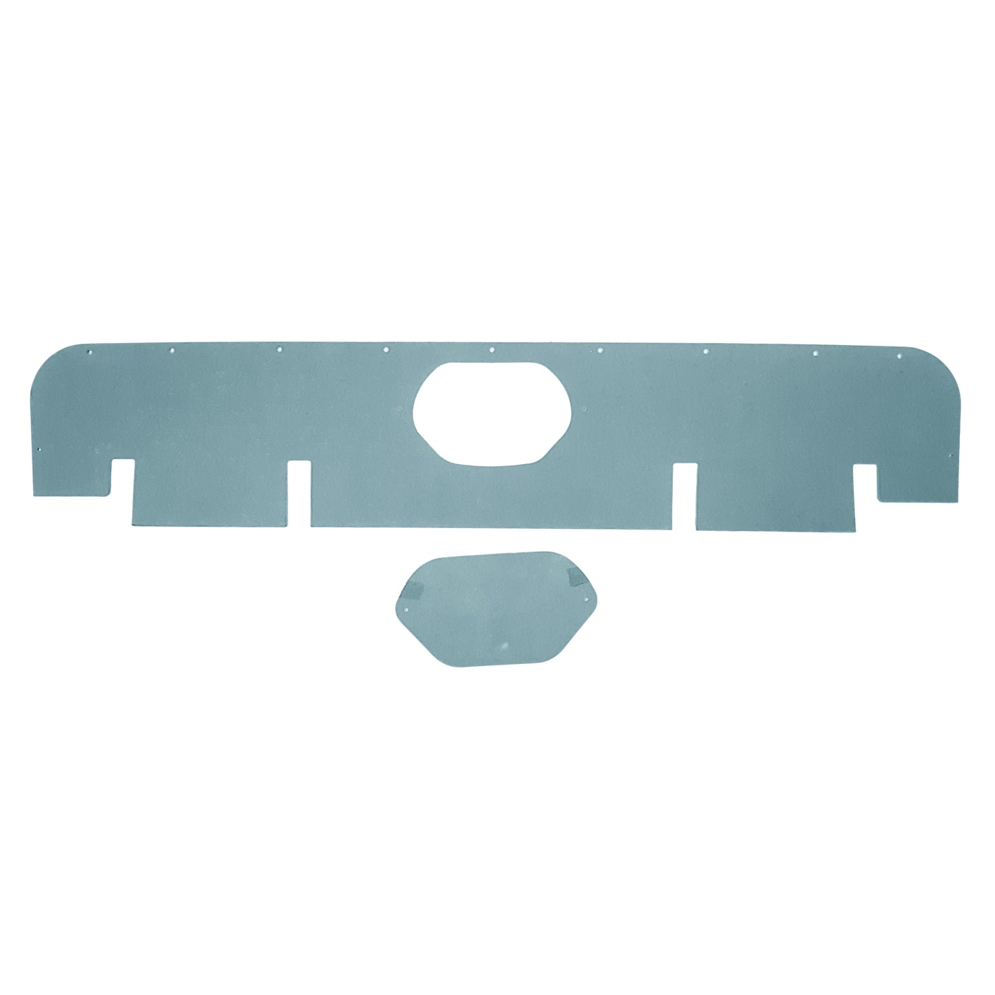 64 CHRYSLER 300 & 65 POLARA 500 CONVERTIBLE REAR SEAT BACK PANEL - LIGHT BLUE