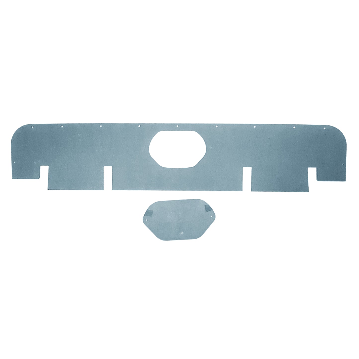66 SPORT FURY CONVERTIBLE REAR SEAT BACK PANEL - LIGHT BLUE