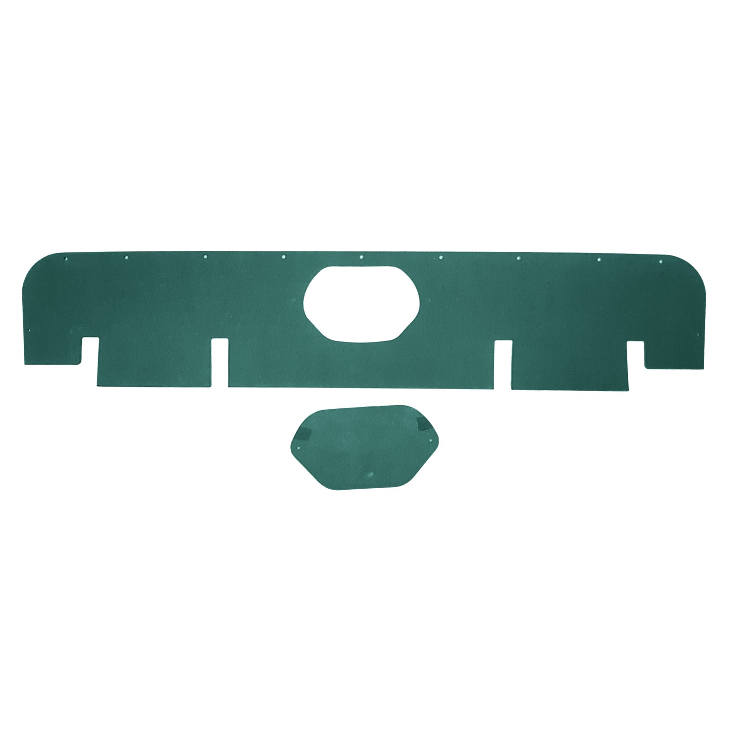 65 SPORT FURY CONVERTIBLE REAR SEAT BACK PANEL - TURQUOISE