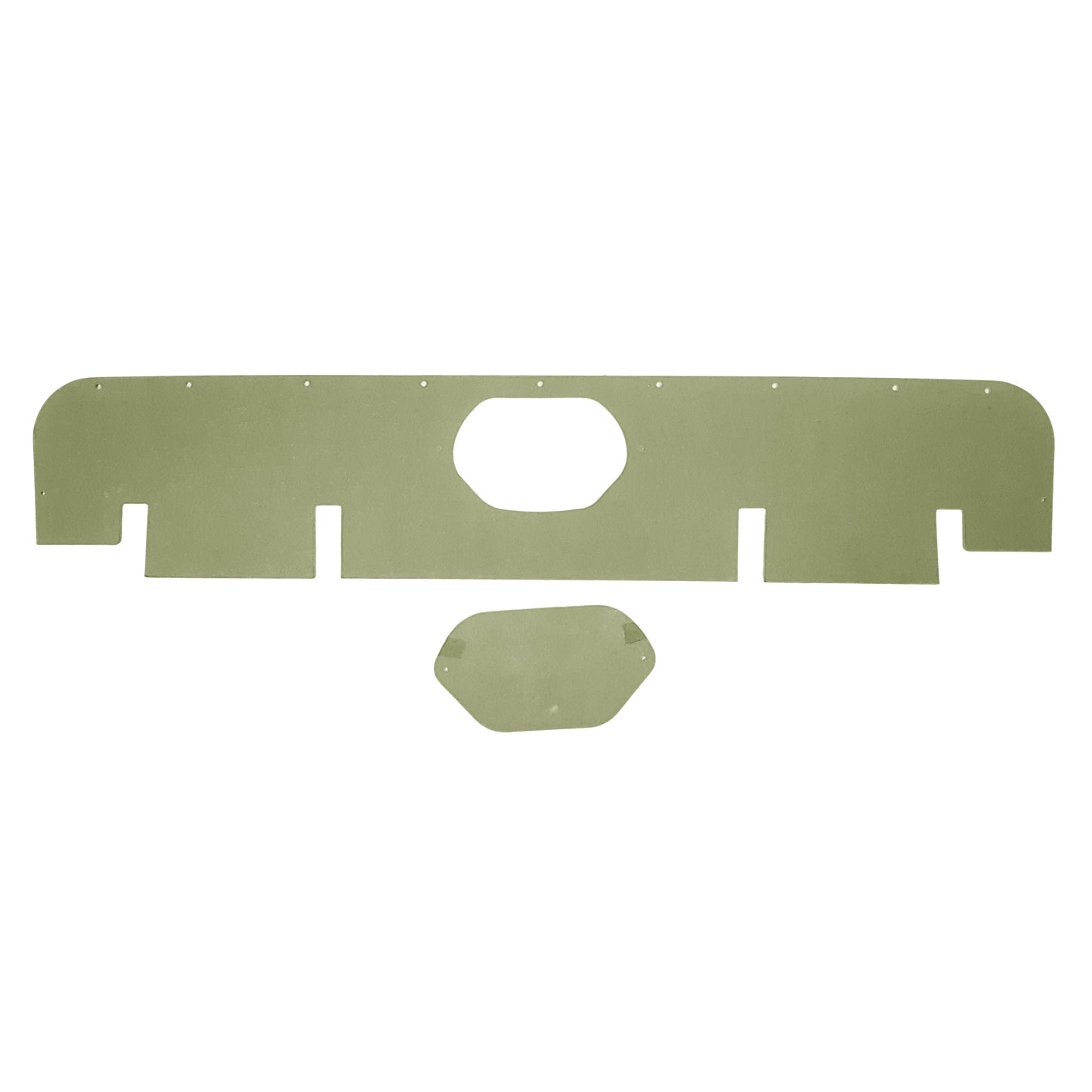 66 SPORT FURY CONVERTIBLE REAR SEAT BACK PANEL - CITRON
