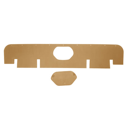 66 CHRYSLER 300 CONVERTIBLE REAR SEAT BACK PANEL - GINGER