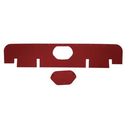 64 CHRYSLER C-BODY POWER BUCKET SEAT TRACK CARPET - MEDIUM RED