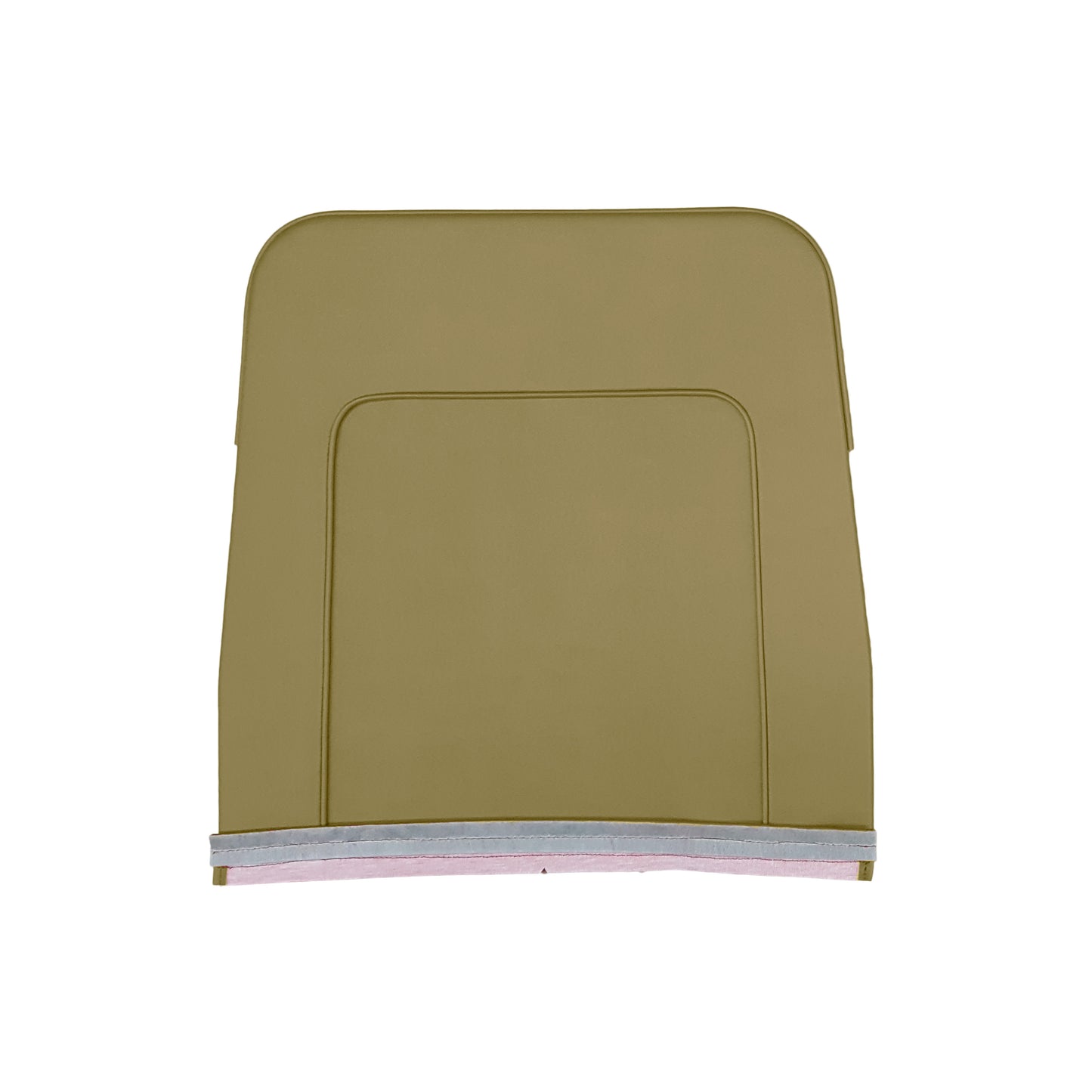 64 POLARA 500 BUCKET SEAT BACK PANELS - SRM LIGHT OLIVE GOLD