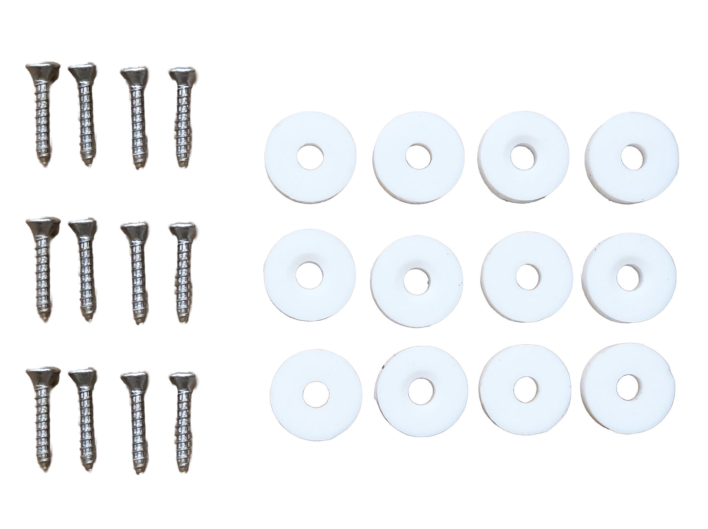 66-67 GM A-BODY BUCKET SEAT BASE SPACERS & SCREWS (SET OF 12)