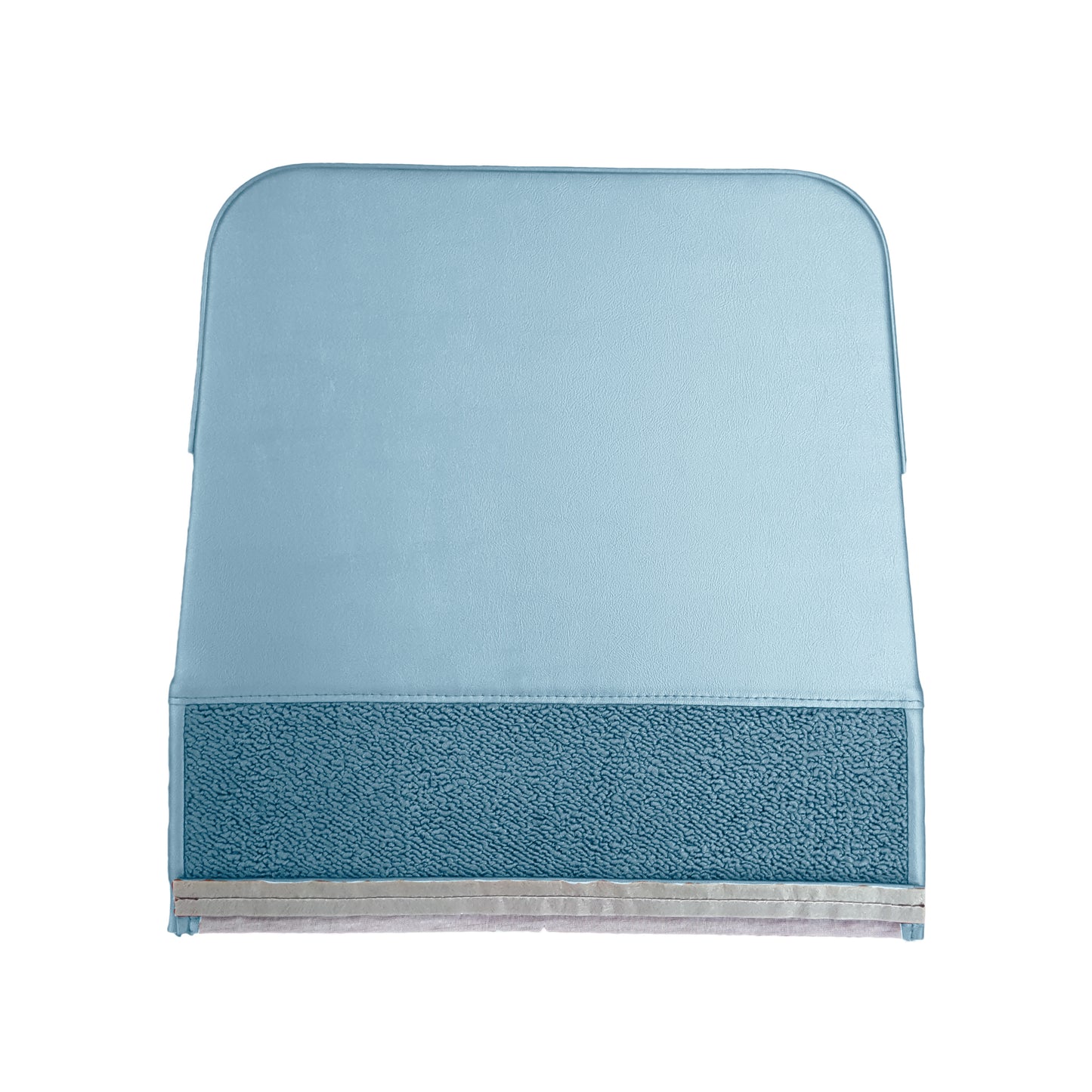 65 CORONET 500 BUCKET SEAT BACK PANELS - BLUE