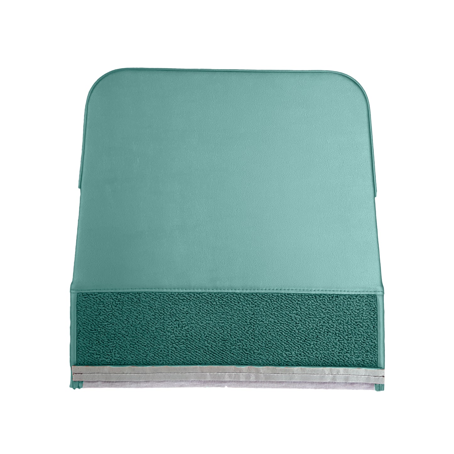 65 CORONET 500 BUCKET SEAT BACK PANELS - TURQUOISE