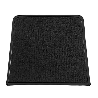 66-67 NEWPORT/300 BUCKET SEAT BACK PANELS - BLACK W/ BLACK CARPET