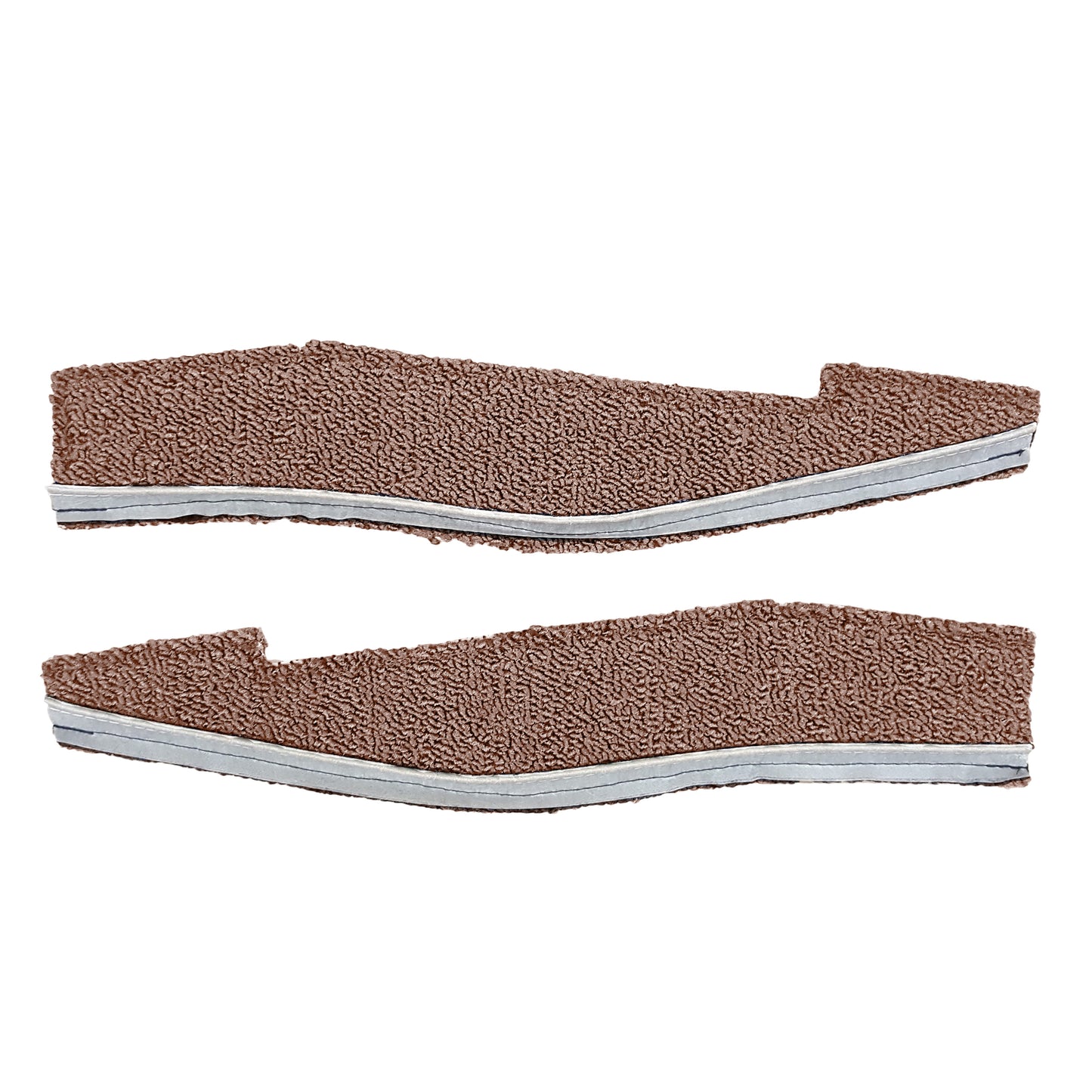 66-67 DODGE/PLYMOUTH B-BODY CONVERTIBLE REAR SEAT CUSHION CARPET PANELS - CORAL