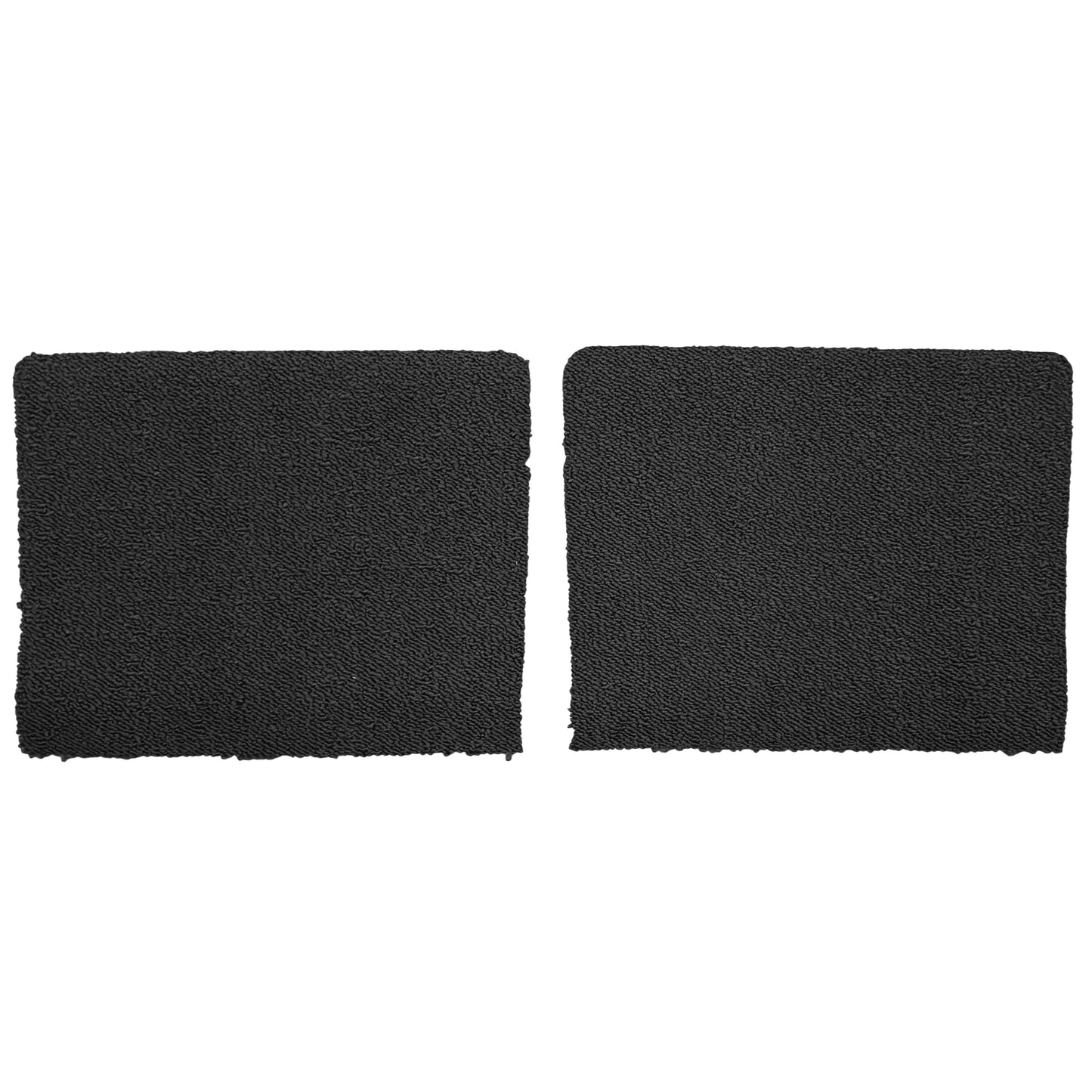 66-67 CHARGER BUCKET REAR SEAT PANEL CARPET - BLACK