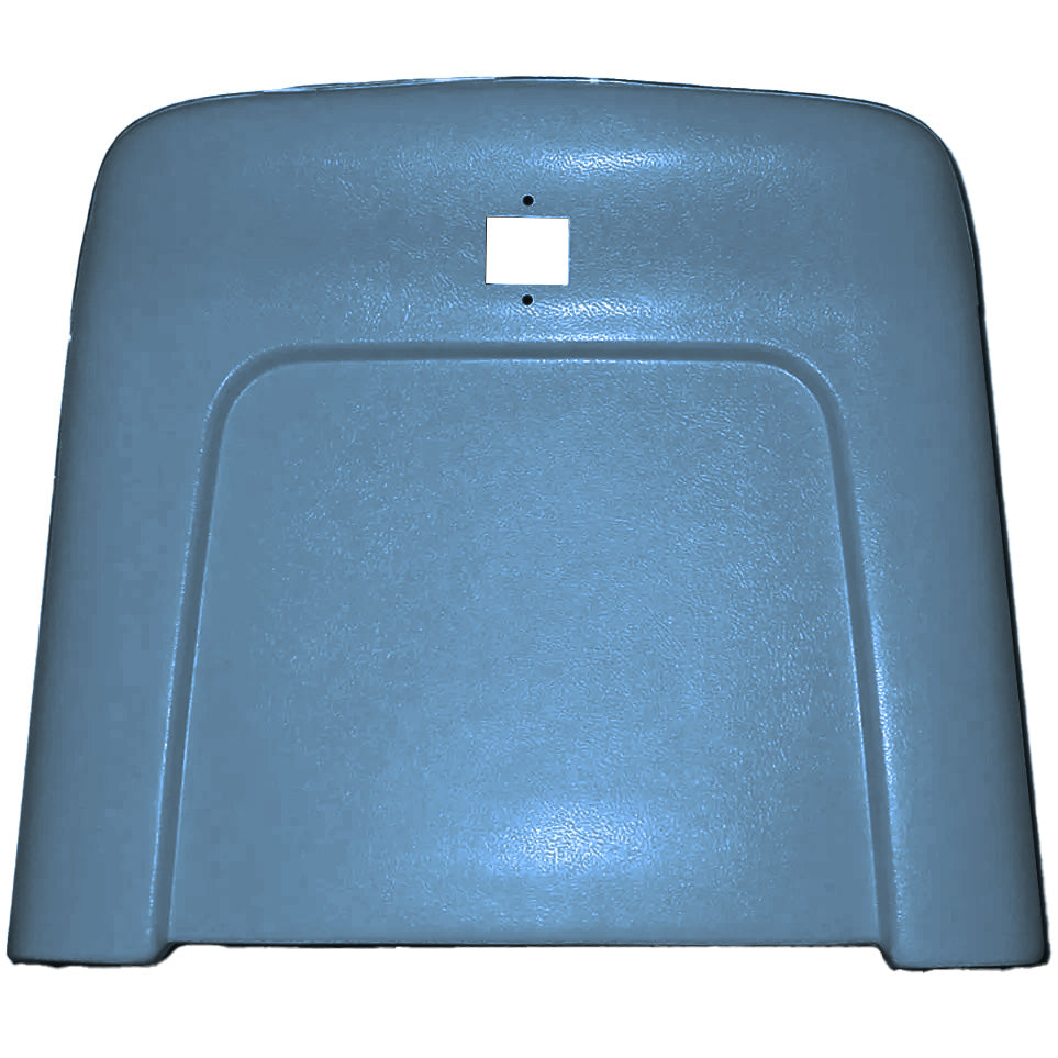 68 GM A-BODY BUCKET SEAT BACK PANELS - MEDIUM BLUE