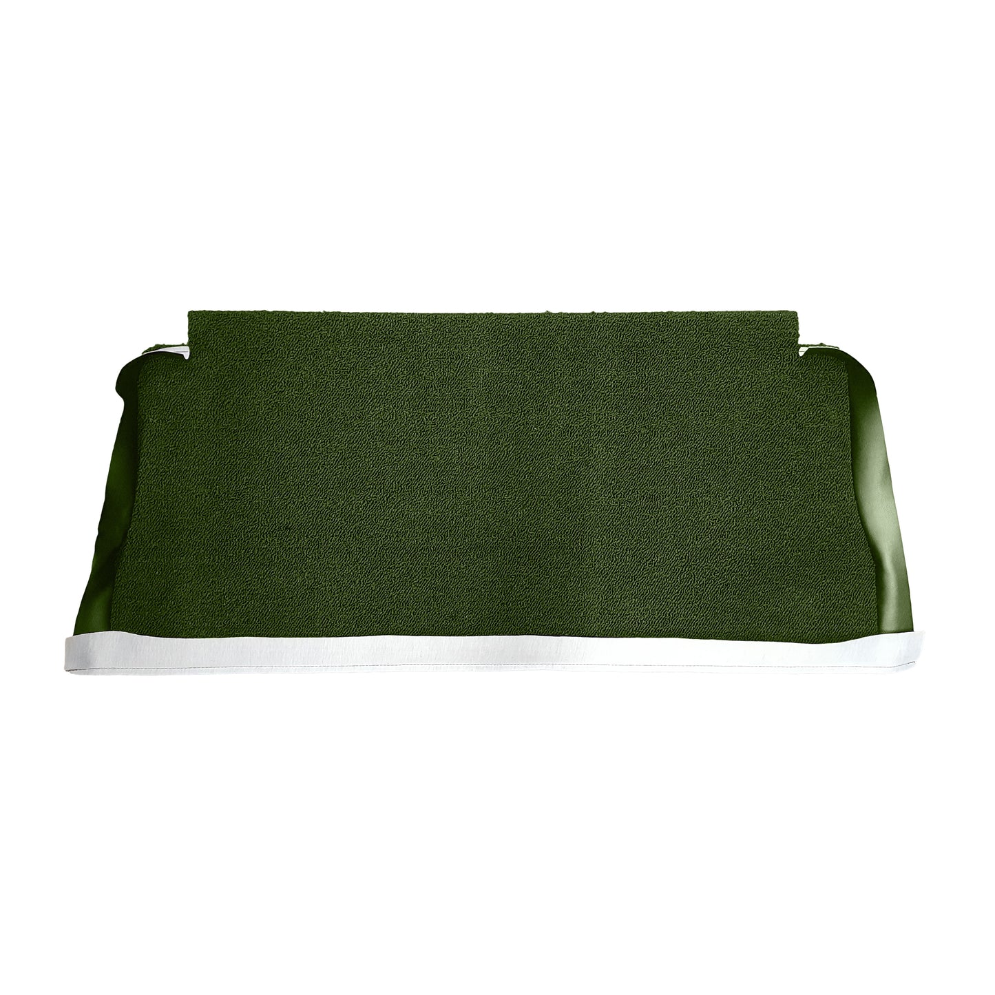 74-75 DUSTER/DART SPORT FOLD-DOWN REAR SEAT BACK CARPET - GREEN CUT-PILE