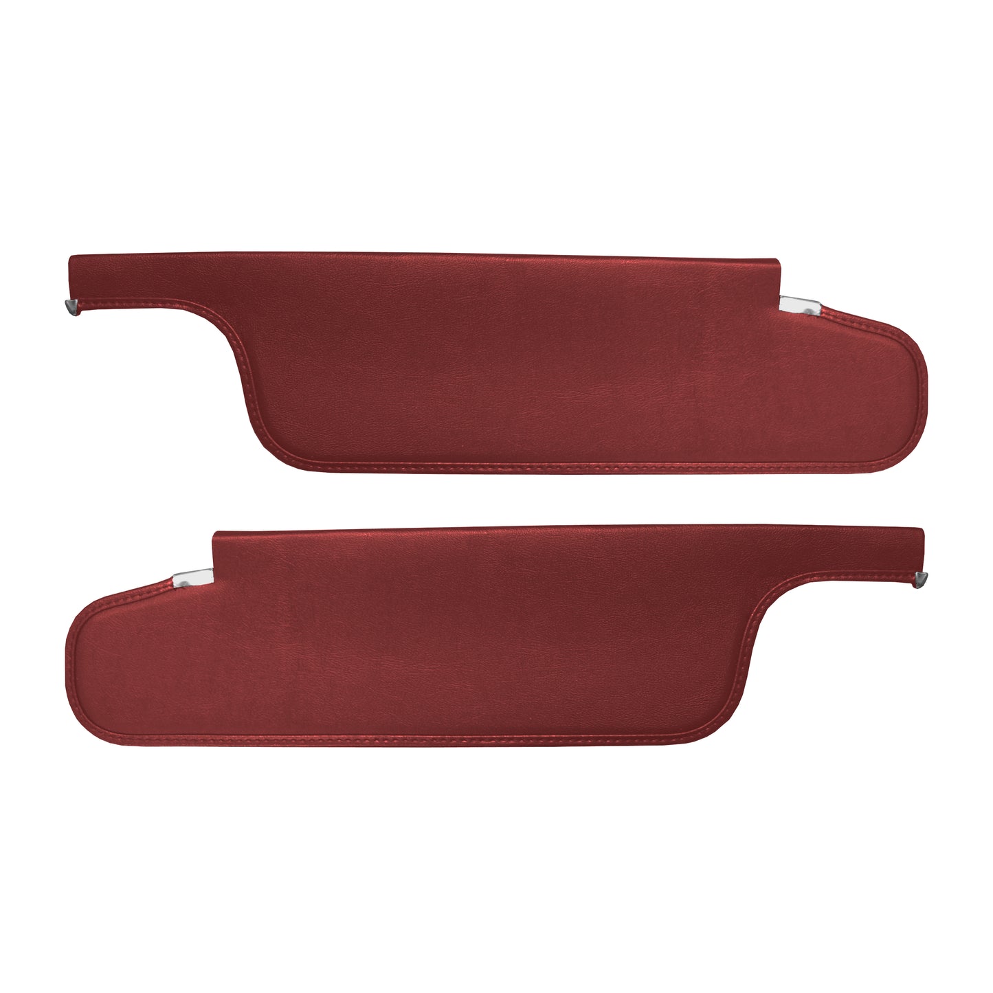 65 DART/VALIANT CONVERTIBLE SUNVISORS - RED