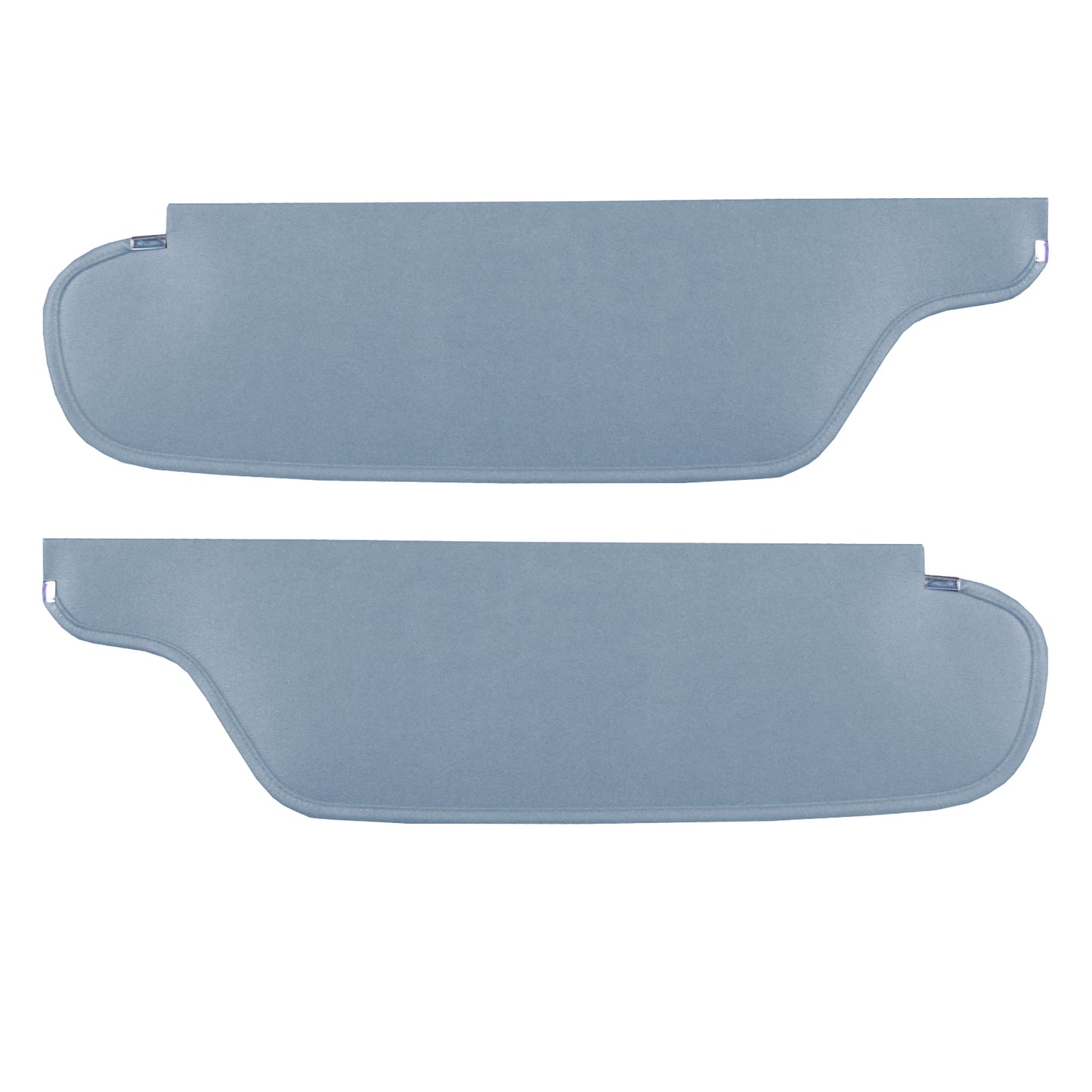 65-66 CHRYSLER/DODGE/PLYMOUTH C-BODY HARDTOP SUNVISORS (CROSSHATCH PERFORATED) - LIGHT BLUE