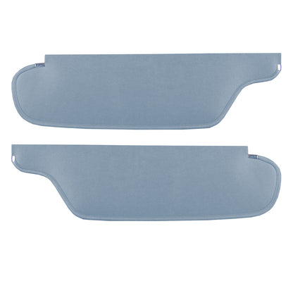 65-66 CHRYSLER/DODGE/PLYMOUTH C-BODY HARDTOP SUNVISORS (CROSSHATCH PERFORATED) - LIGHT BLUE