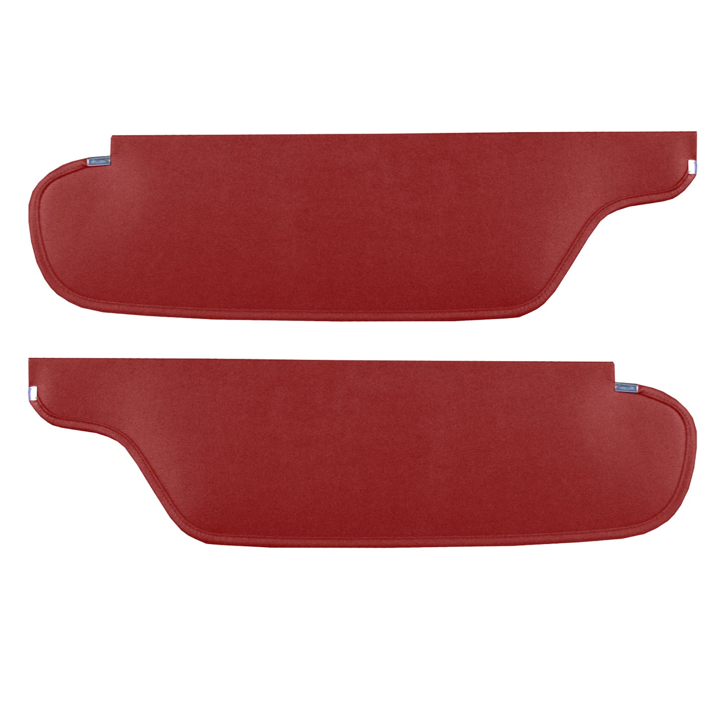 65-66 CHRYSLER/DODGE/PLYMOUTH C-BODY HARDTOP SUNVISORS (CROSSHATCH PERFORATED) - RED