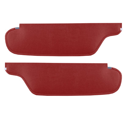65-66 CHRYSLER/DODGE/PLYMOUTH C-BODY HARDTOP SUNVISORS (CROSSHATCH PERFORATED) - RED