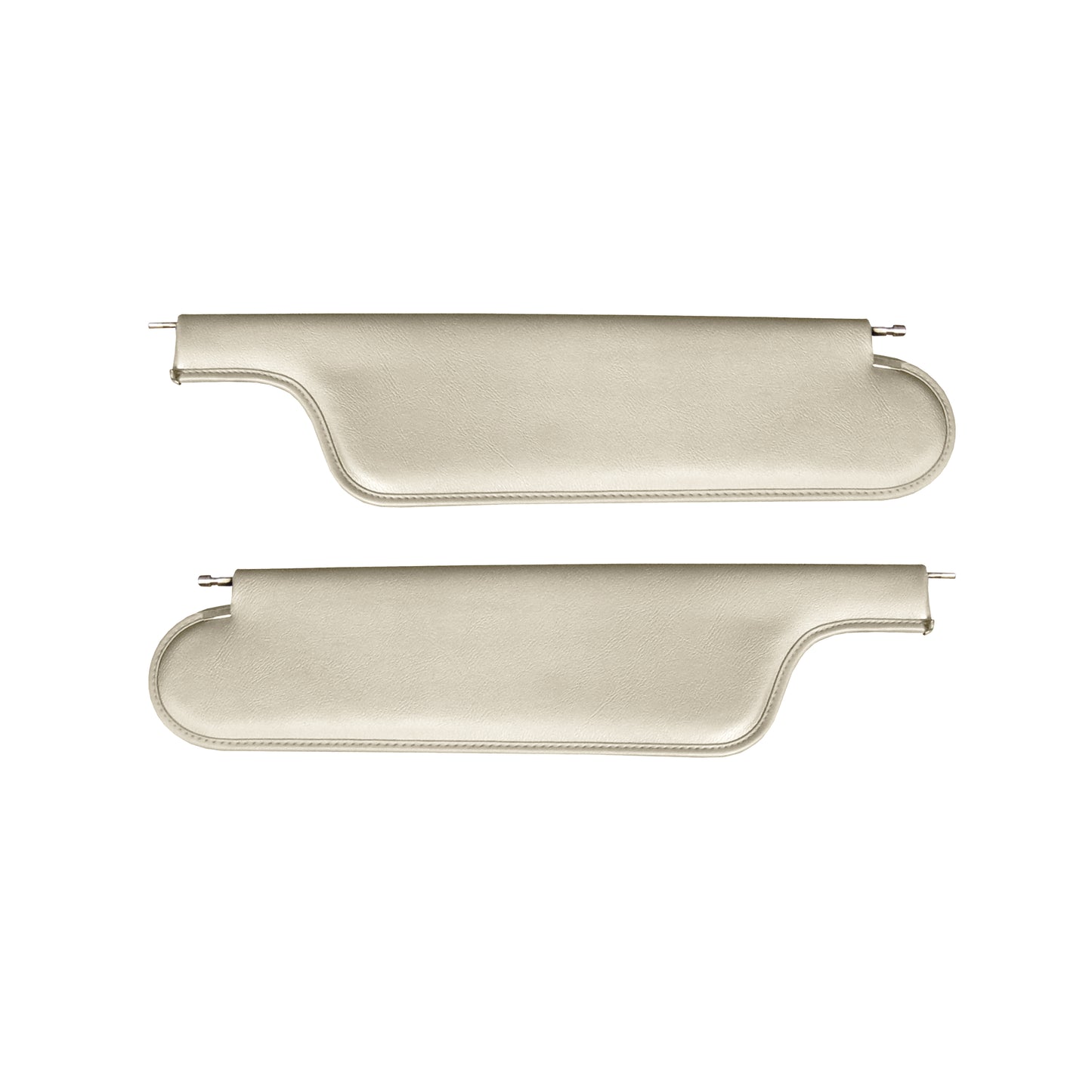65 GTO/LEMANS CONVERTIBLE SUNVISORS - PARCHMENT