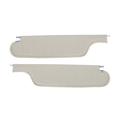 65 GTO/LEMANS HARDTOP SUNVISORS (WEYMOUTH PERFORARTED) - WHITE