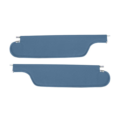65 GTO/LEMANS HARDTOP SUNVISORS (WEYMOUTH PERFORARTED) - MEDIUM BLUE