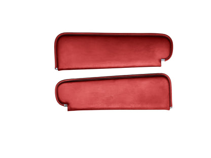 66 DART/VALIANT/BARRACUDA HARDTOP SUNVISORS - RED