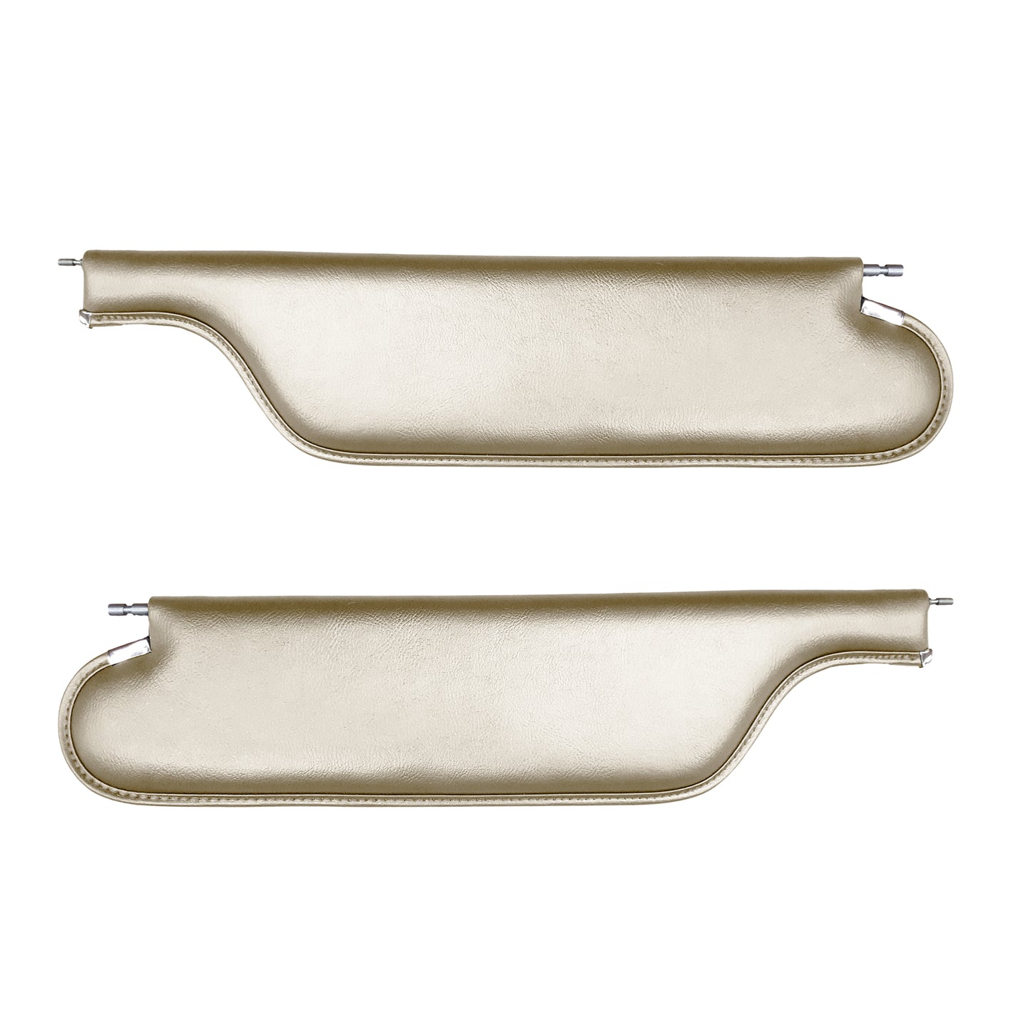 66 CUTLASS/442 & 66-67 GTO/LEMANS CONVERTIBLE SUNVISORS - PARCHMENT
