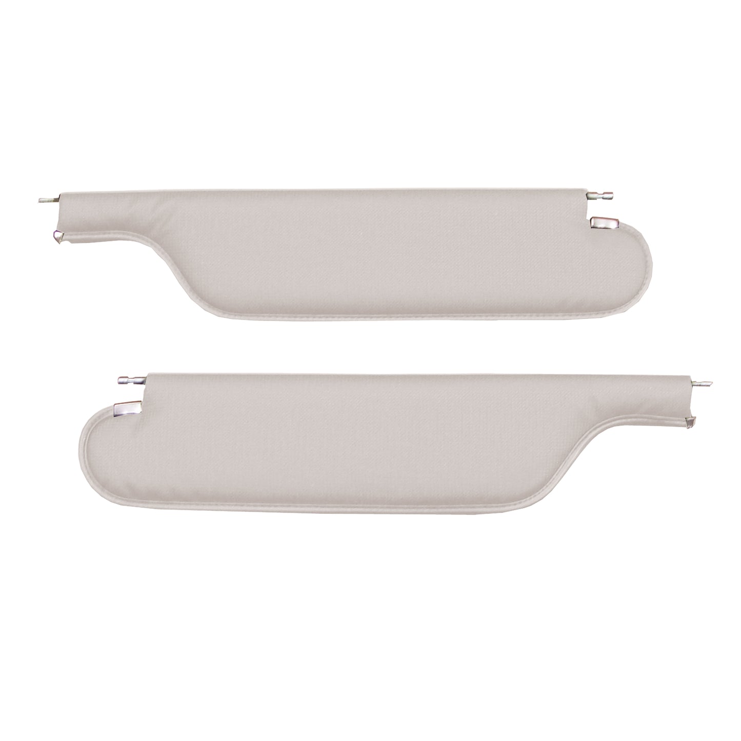 66-67 TEMPEST HARDTOP SUNVISORS (BASKETWEAVE) - WHITE