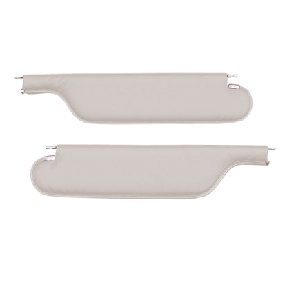 66-67 TEMPEST HARDTOP SUNVISORS (BASKETWEAVE) - WHITE