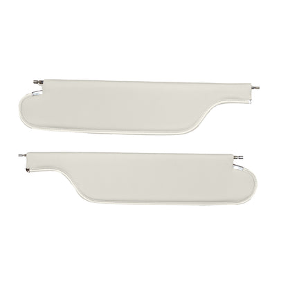 66-67 GTO/LEMANS HARDTOP SUNVISORS (FINE DIAMOND PERFORARTED) - WHITE